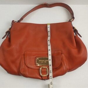 Michael Kors Orange Leather Shoulder Bag